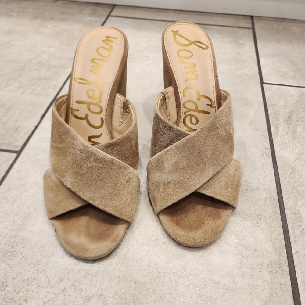 Sam Edelman Raya Nahla wedge slip on sandals - Picture 2 of 6